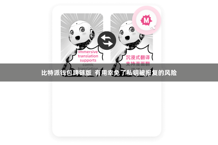 比特派钱包跨链版 有用幸免了私钥被报复的风险