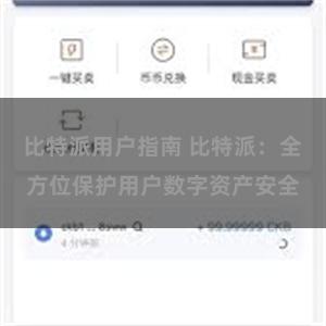 比特派用户指南 比特派：全方位保护用户数字资产安全