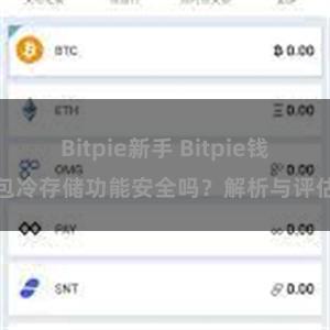 Bitpie新手 Bitpie钱包冷存储功能安全吗？解析与评估