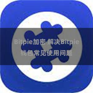 Bitpie加密 解决Bitpie钱包常见使用问题