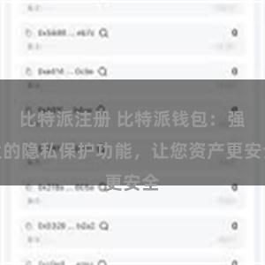 比特派注册 比特派钱包：强大的隐私保护功能，让您资产更安全