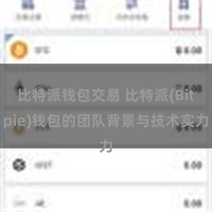 比特派钱包交易 比特派(Bitpie)钱包的团队背景与技术实力