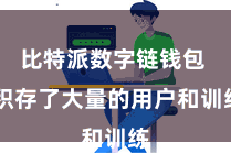 比特派数字链钱包  积存了大量的用户和训练